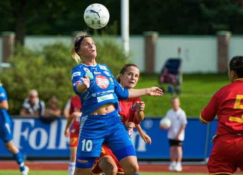 Fotboll, dam, UEFA, Women Champions League, Clujana -