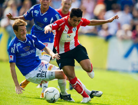 Jiloan Hamad, Malmö och Mikael Bengtsson, Trelleborg