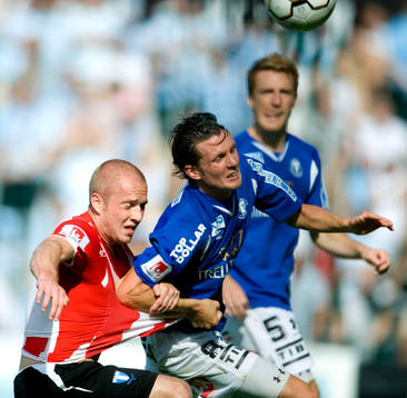 Daniel Larsson, Malmö och Kristian Haynes, Trelleborg