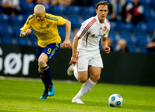 Alexander Farnerud, Bröndby och Andreas Johansson, Aalborg