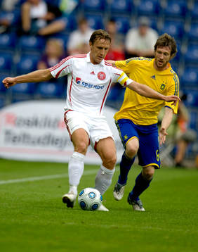 Andreas Johansson, Aalborg och Mikael Nilsson, Bröndby