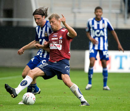 Marcus Allbäck, Örgryte. Gustav Svensson, IFK Göteborg