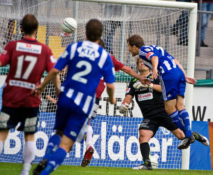 Tobias Hysén, IFK Göteborg, gör avgörande 1-2 målet