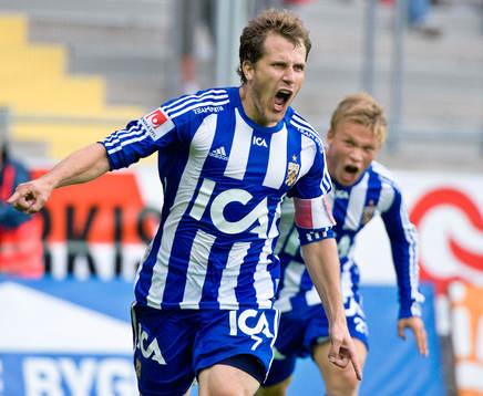 Tobias Hysén, Niklas Bärkroth, jubel