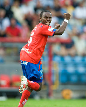 May Mahlangu, nyförvärv från IFK Hässleholm, jubel