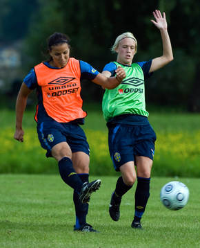 Jessica Landström och Linnea Liljegärd, Sverige