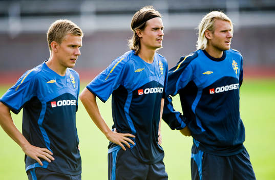 Pontus Wernbloom, Mikael Lustig och Ola Toivonen