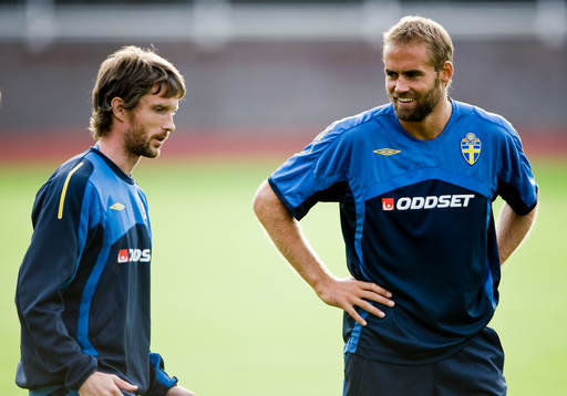 Mikael Nilsson och Olof Mellberg