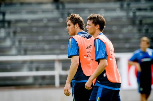 Johan Elmander och Marcus Berg