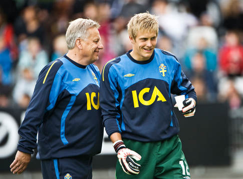 Tommy Söderberg, förbundskapten och Karl-Johan Johnsson,