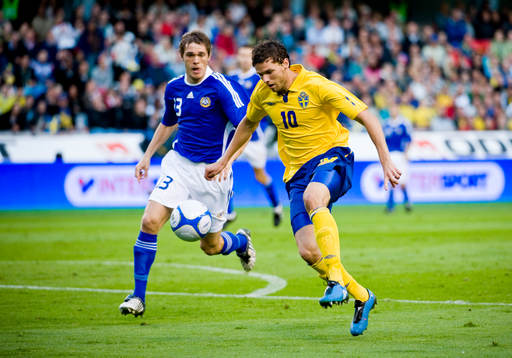 Veli Lampi, Finland och Marcus Berg, Sverige