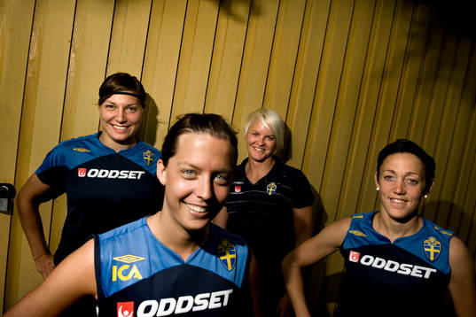 Linda Forsberg, Lina Nilsson, Nilla Fischer och Therese