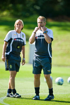Lilie Persson och Thomas Dennerby