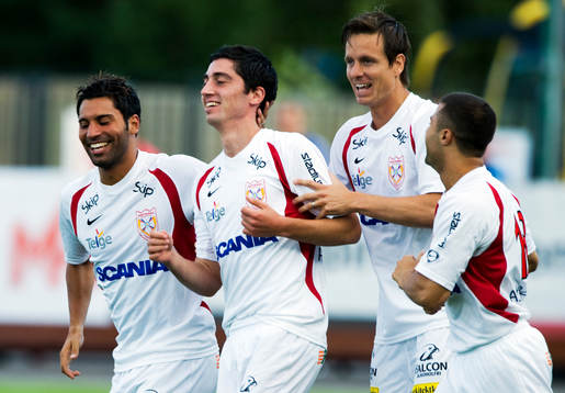 Stefan Batan, Nahir Besara, Filip Bergman och Eddie Moussa,