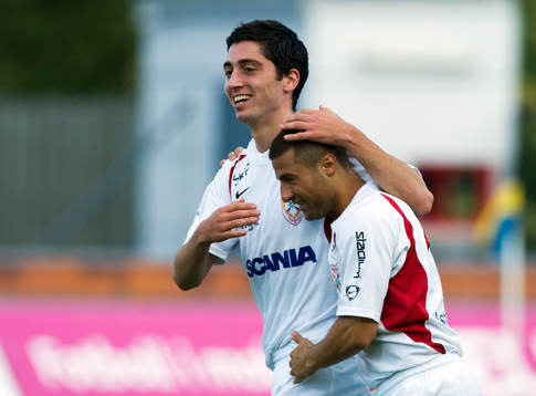 Nahir Besara och Eddie Moussa, Assyriska, jubel