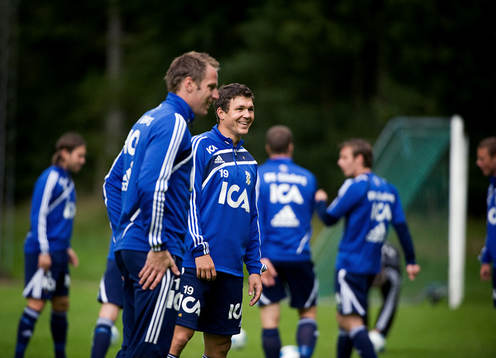 Hannes Stiller och Kim Christensen, målvakt