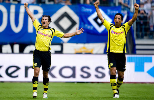 Nelson Valdez, Borussia Dortmund, jubel