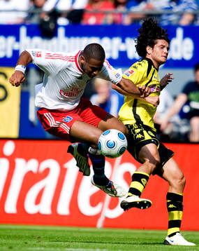 Paolo Guerrero, Hamburg, Neven Subotic, Borussia Dortmund