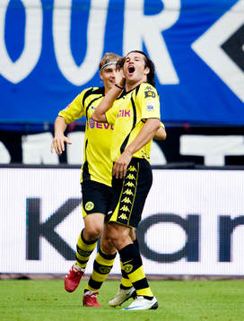 Nelson Valdez, Borussia Dortmund, jubel