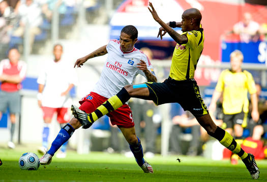 Paolo Guerrero, Hamburg, Felipe Santana, Borussia Dortmund