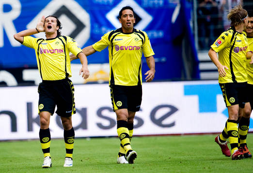 Nelson Valdez, Borussia Dortmund, jubel