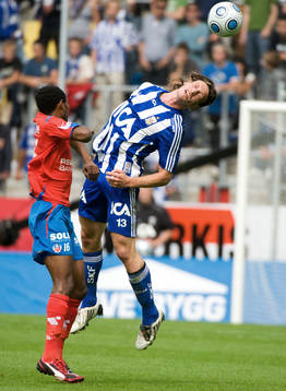 René Makondele, Helsingborg. Gustav Svensson, IFK Göteborg