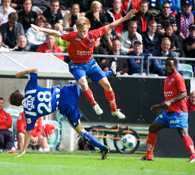 Andreas Landgren, Helsingborg. Theodor Bjarnarsson, IFK