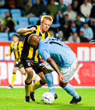 Josef Karlsson, Häcken och Jeffrey Aubynn, Malmö