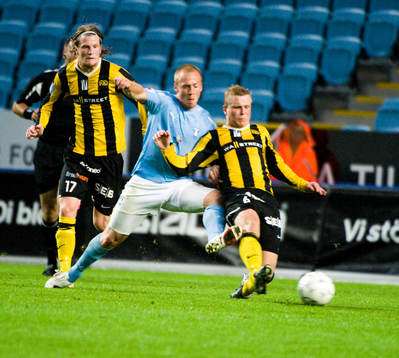 Daniel Larsson, Malmö och David Frölund, Häcken