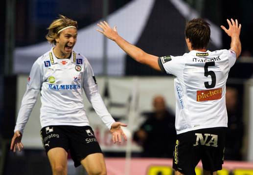 Markus Astvald och Per Johansson, Örebro, jubel