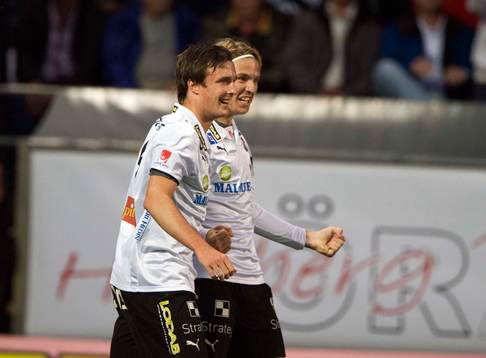 Markus Astvald och Per Johansson, Örebro, jubel