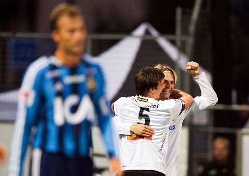 Markus Astvald och Per Johansson, Örebro, jubel