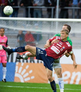 Marcus Allbäck, Örgryte. Fredrik Lundgren, GAIS