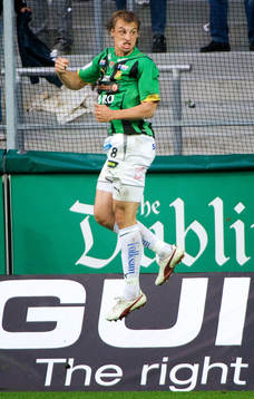 Pär Ericsson, gör matchens enda mål