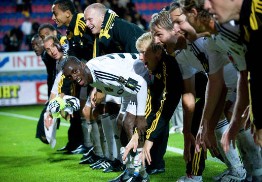Dulee Johnson, jubel för  AIK