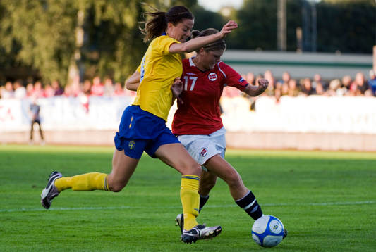 Lotta Schelin, Sverige.och Maren Naevdal Mjelde, Norge