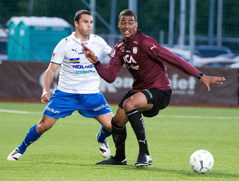 Armando Ibrakovic, Norrköping. Kyle Konwea, Qviding