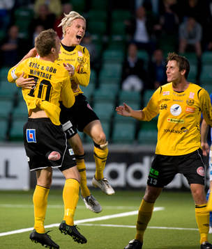 Adam Berner, Mjällby jubel