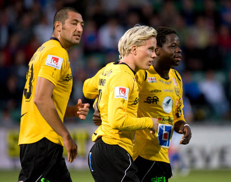 Adam Berner, Mjällby jubel