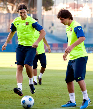 Zlatan Ibrahimovic, Lionel Messi
