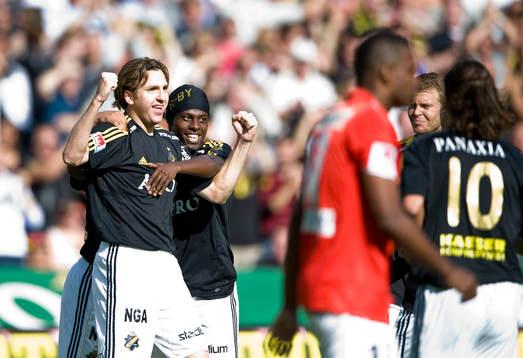 Nils-Eric Johansson, AIK jubel