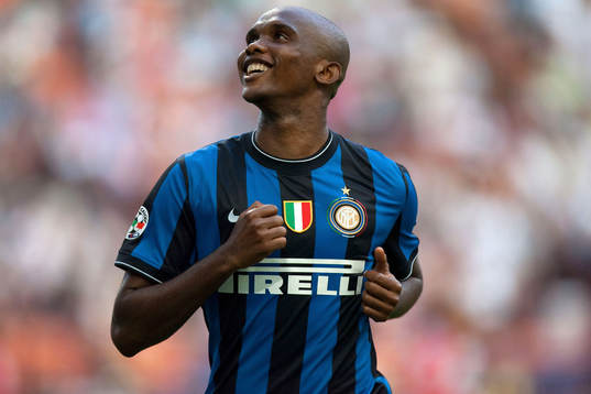 Samuel Eto'o, Inter, glädje, jubel