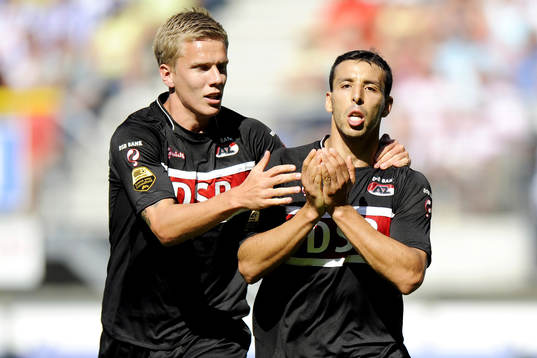 Pontus Wernbloom och Mounir el Hamdaoui, glädje och jubel