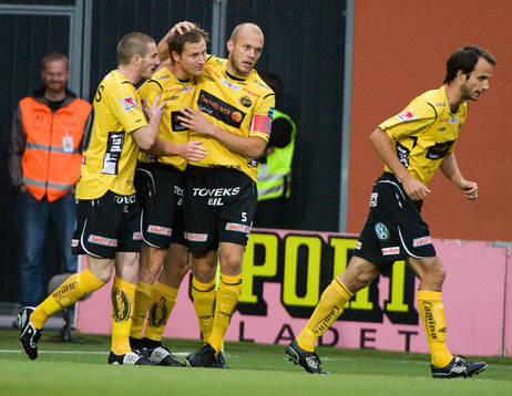 Daniel Mobaeck gör 1-0 till Elfsborg, jubel