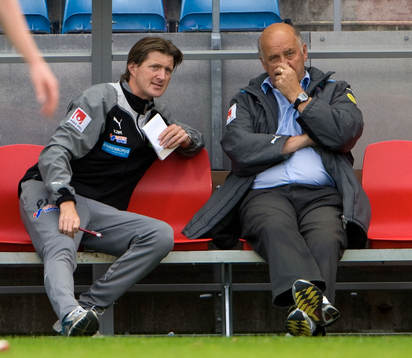 Patrik Johansson, ledare och Benny Lennartsson