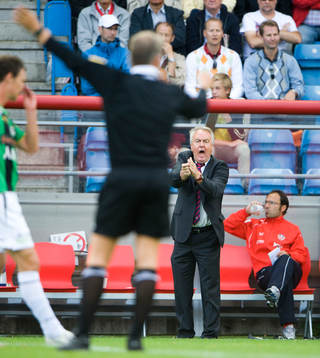 Åke Andréasson, domare, var inte Bosse Nilssons favorit.