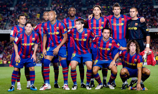 Dani Alves, Toure Yaya, Seydou Keita, Zlatan Ibrahimovic,