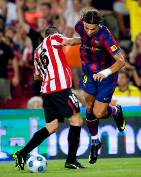 Fotboll, spansk, spanska supercupen, Barcelona - Athletic