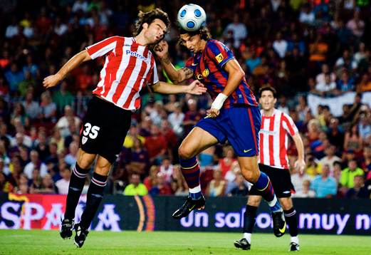 Fotboll, spansk, spanska supercupen, Barcelona - Athletic