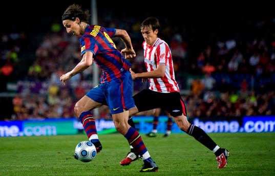 Fotboll, spansk, spanska supercupen, Barcelona - Athletic